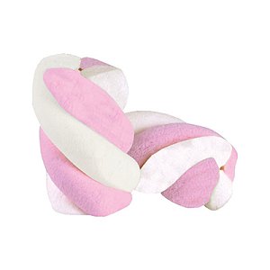 Marshmallow Twist Ροζ-Λευκό